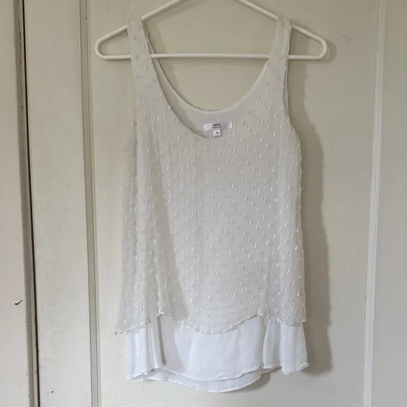 DREW Ivory Textured Sleeveless Blouse - Picture 4 of 6